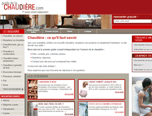 Tablet Screenshot of guide-de-la-chaudiere.com